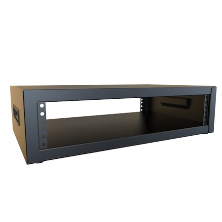 Hammond 2U 21W 13D FIXED RACK CASE RCBS1900313BK1